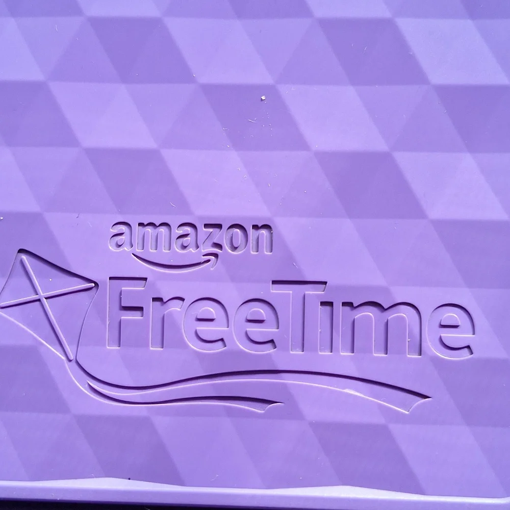 Purple Tablet with Protective Case, Amazons 7 Tablet, Child Subscriptions Avail